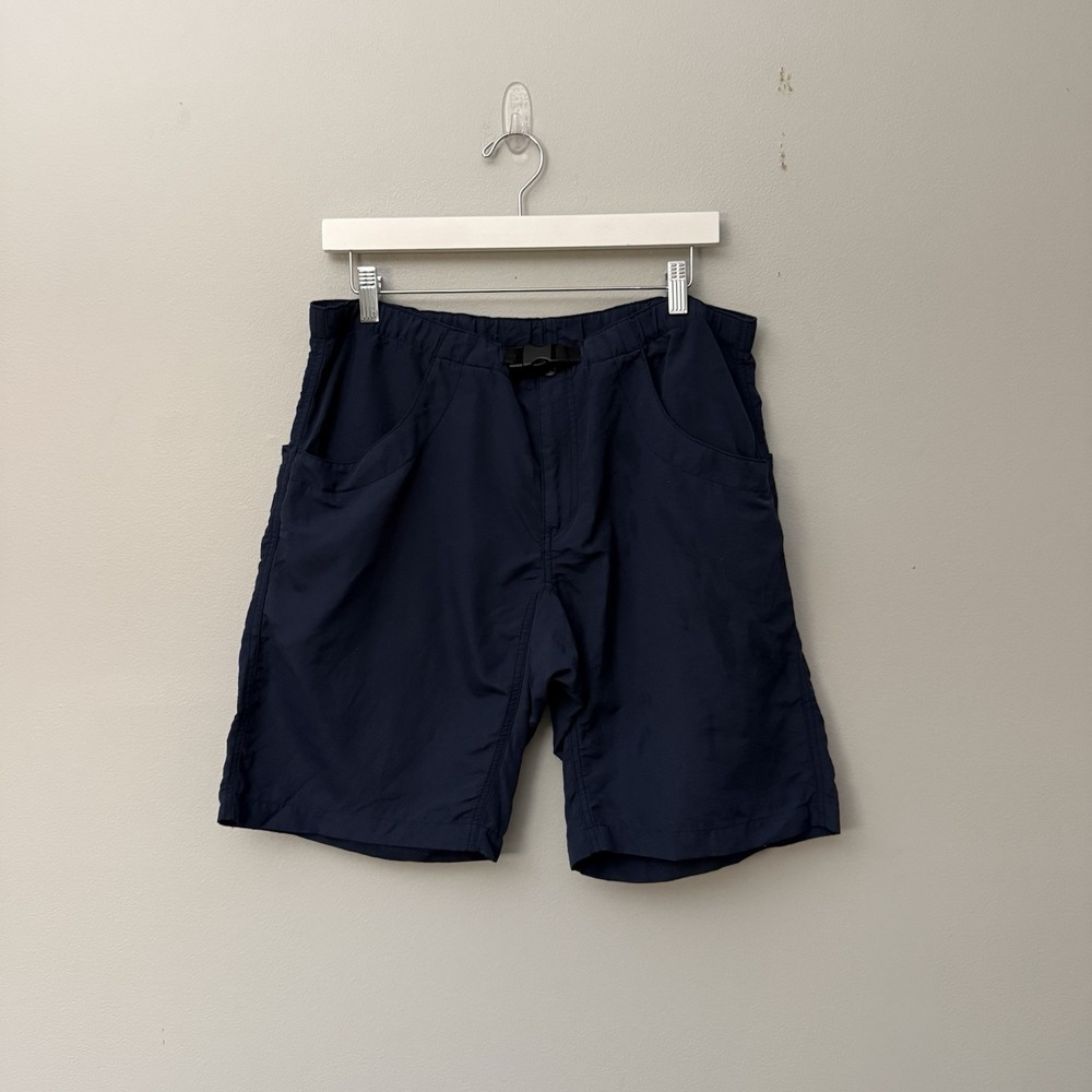 KAVU Big Eddy Shorts Men's M Navy Blue Nylon Hiking Outdoor Water Shorts